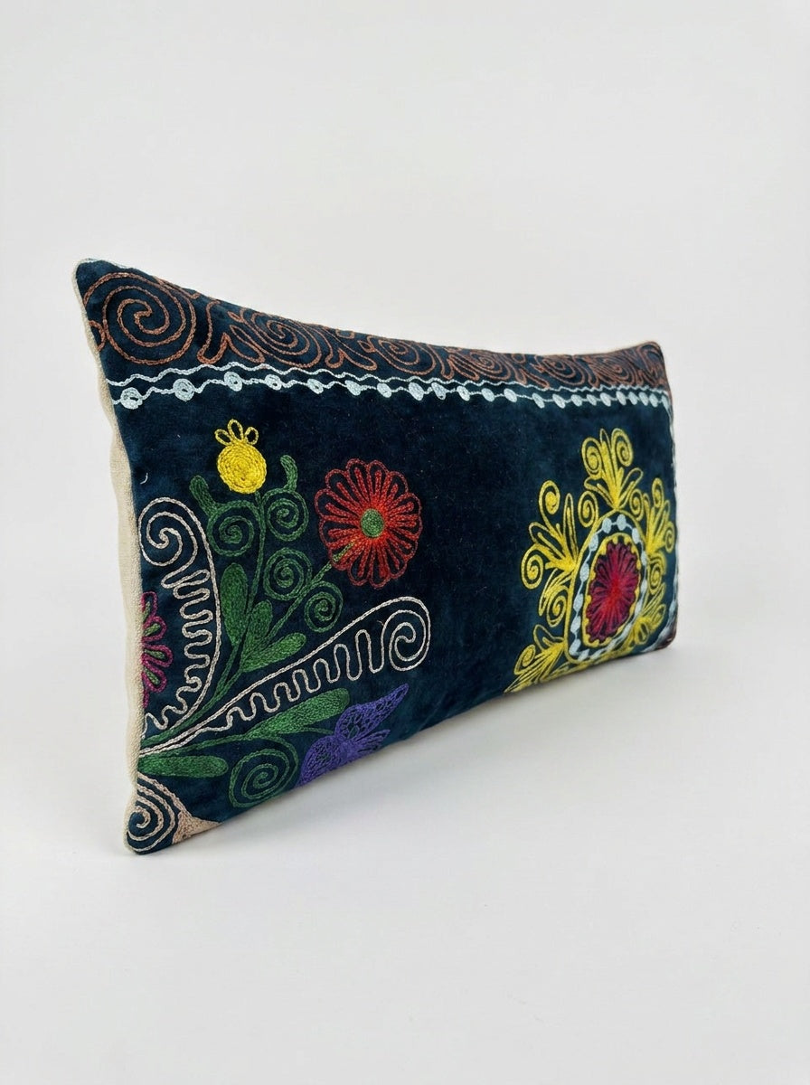 Özbek Suzani Kırlent Kılıfı 27 x 52 cm