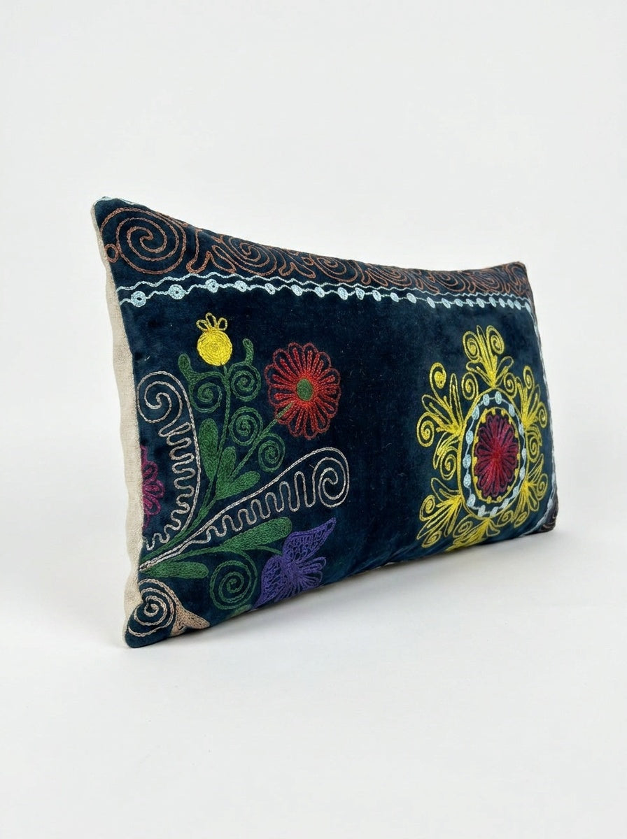 Özbek Suzani Kırlent Kılıfı 27 x 52 cm