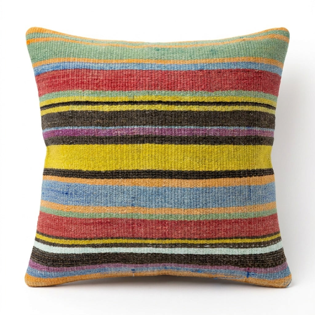 Türk Kilim Kırlent Kılıfı 40 x 40 cm