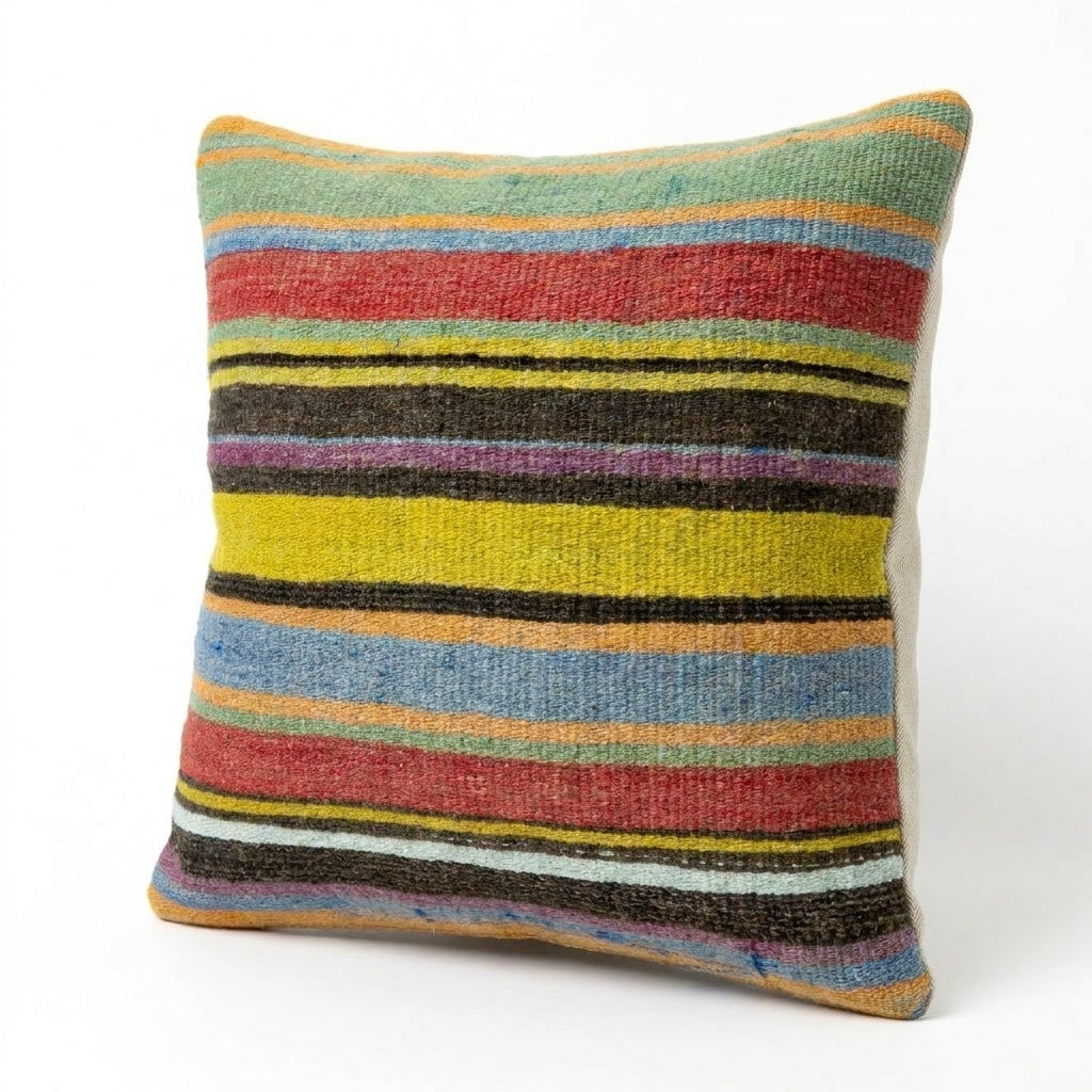 Türk Kilim Kırlent Kılıfı 40 x 40 cm
