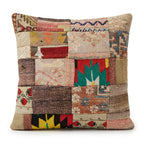 Türk Patchwork Kırlent Kılıfı 48 x 50 cm