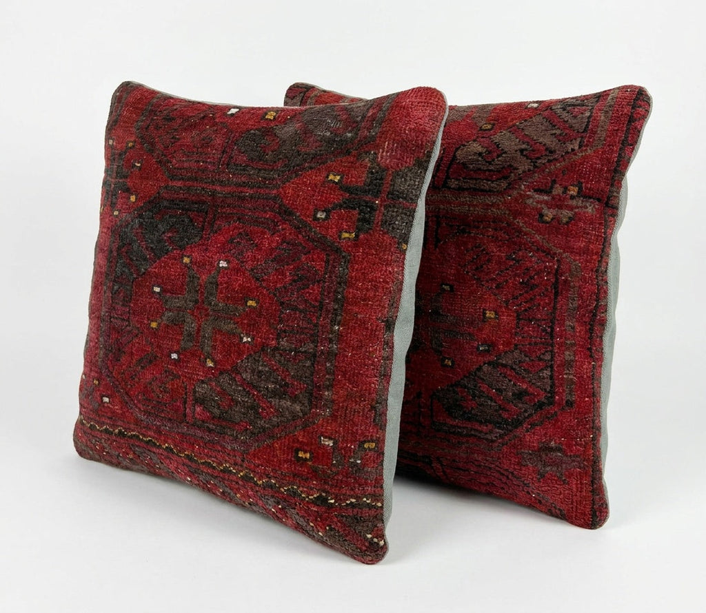 Halı Kırlent Kılıfı 2'li Set 38 x 38 cm