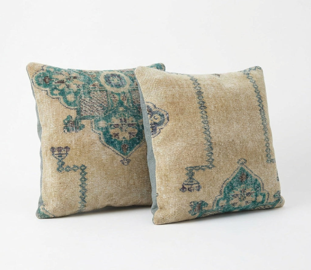 Halı Kırlent Kılıfı 2'li Set 50 x 50 cm