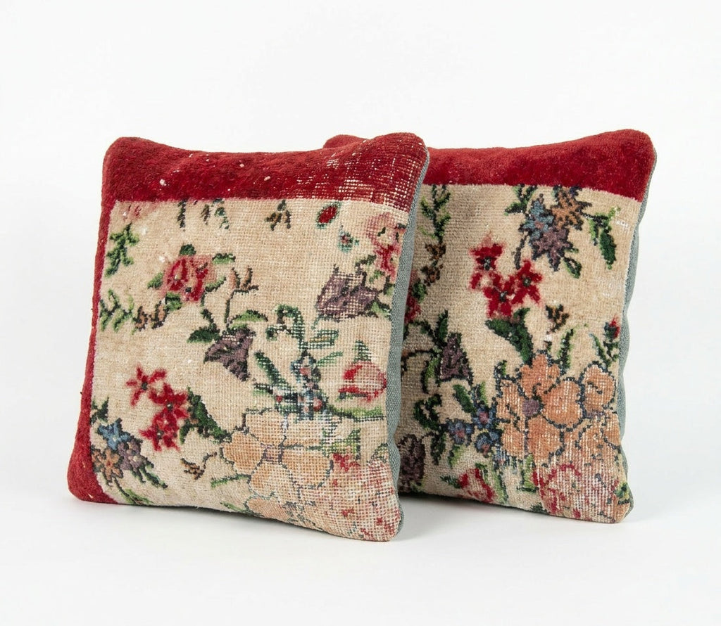 Halı Kırlent Kılıfı 2'li Set 50 x 50 cm