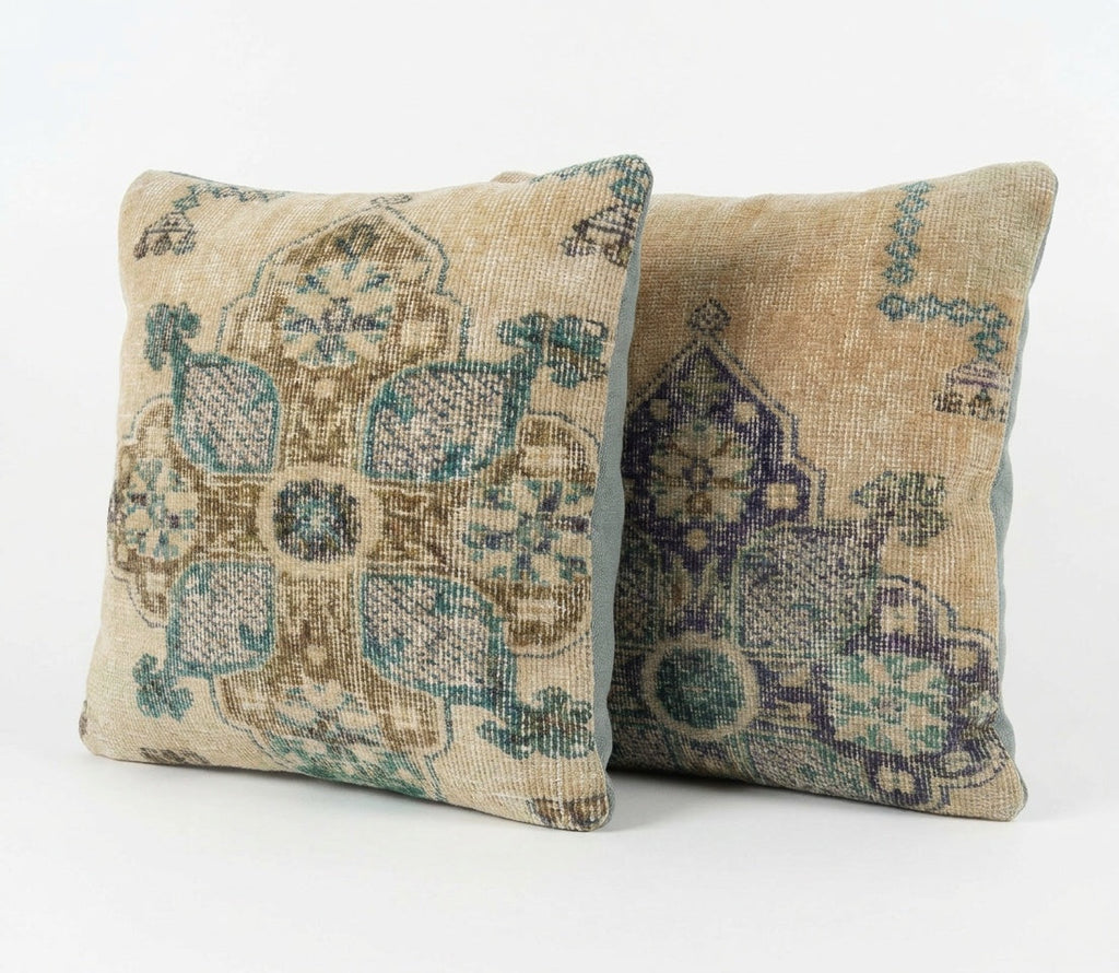 Halı Kırlent Kılıfı 2'li Set 50 x 50 cm