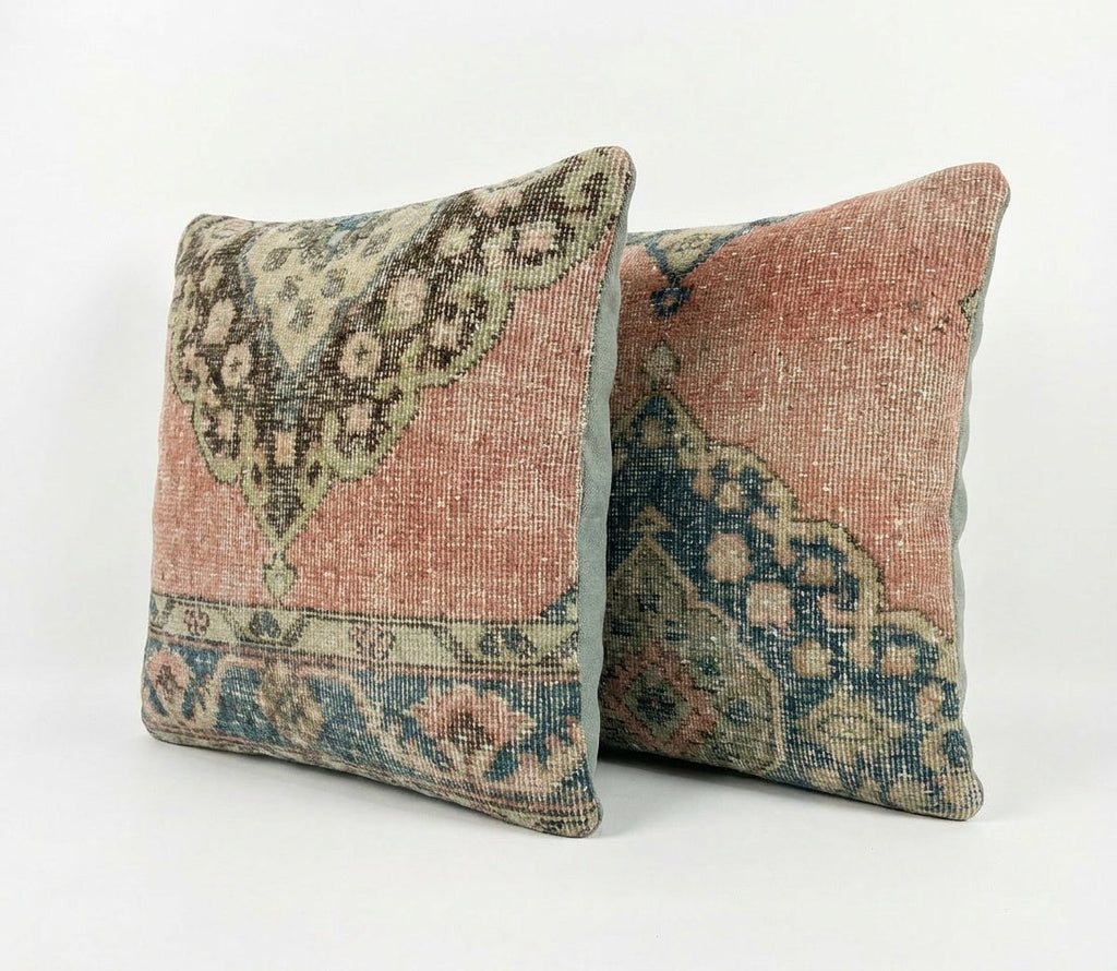 Halı Kırlent Kılıfı 2'li Set 50 x 50 cm