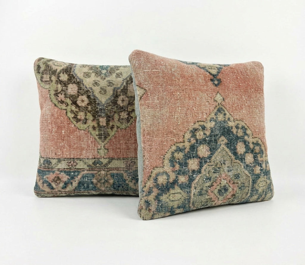 Halı Kırlent Kılıfı 2'li Set 50 x 50 cm