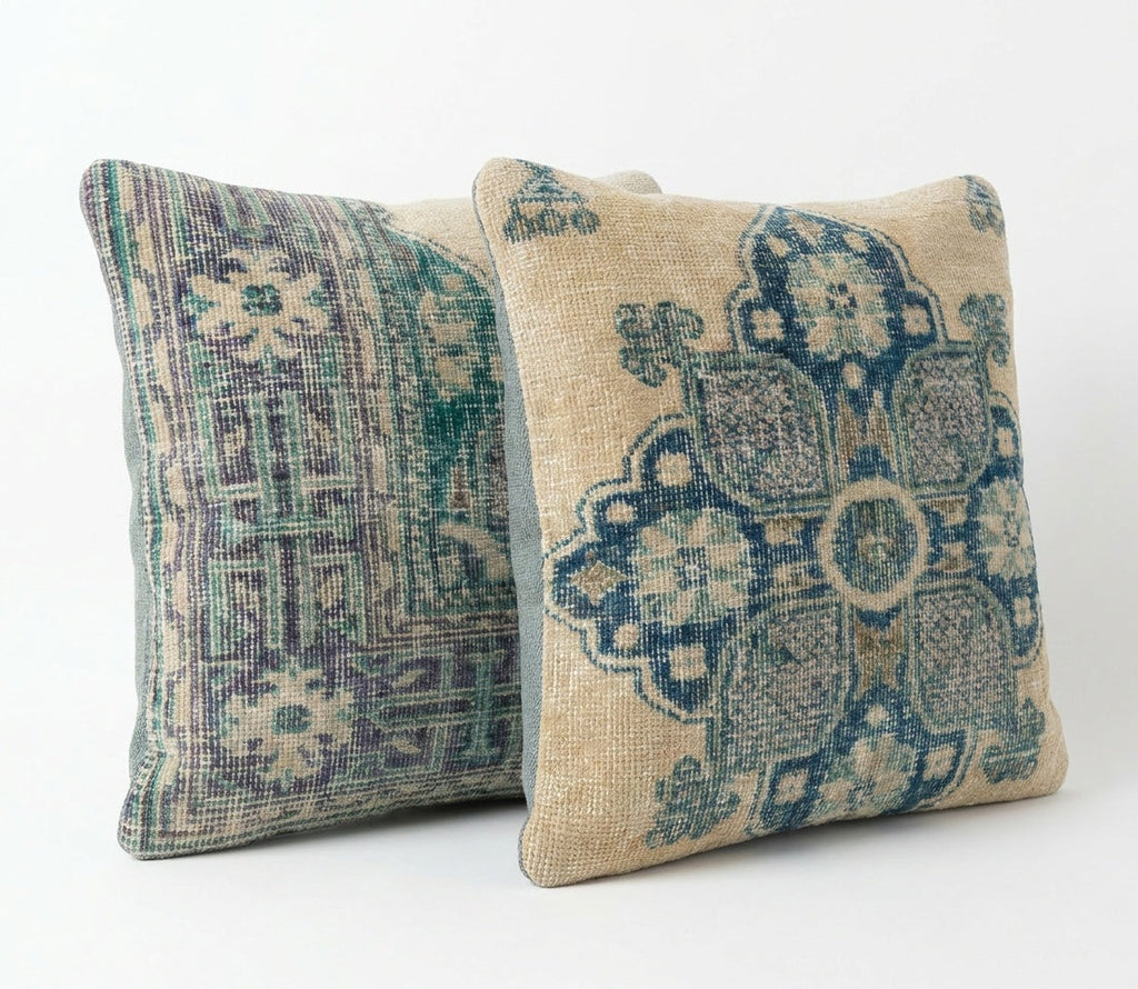 Halı Kırlent Kılıfı 2'li Set 50 x 50 cm
