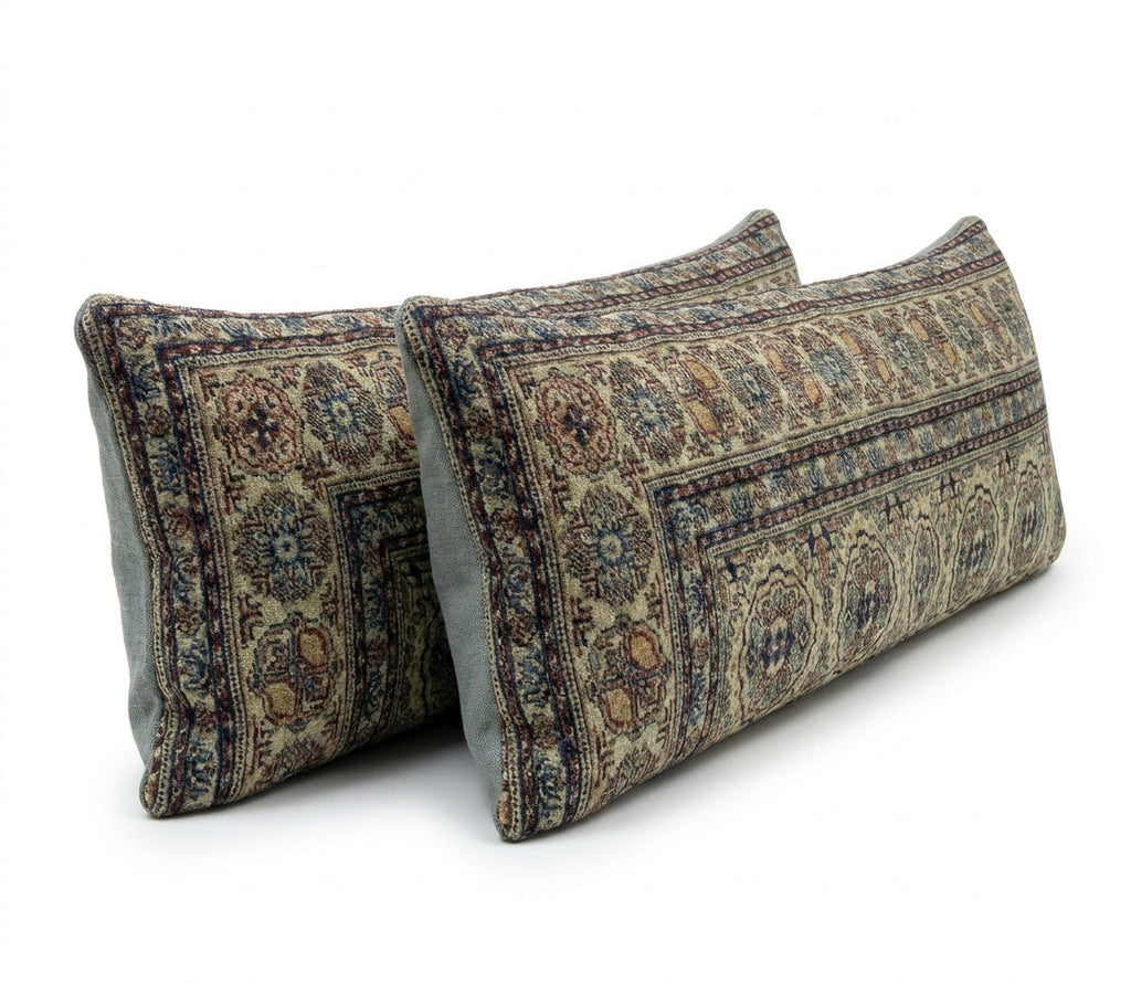 Halı Kırlent Kılıfı 2'li Set 40 x 122 cm