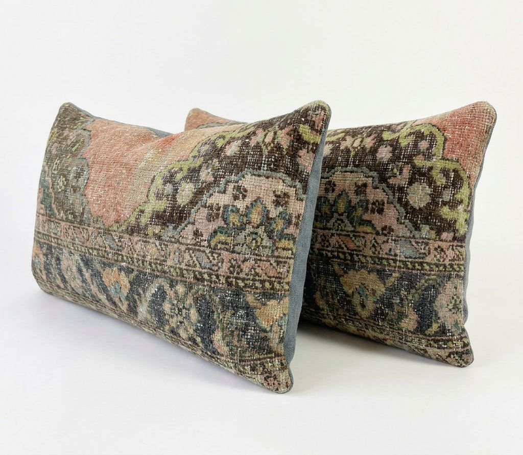 Halı Kırlent Kılıfı 2'li Set 39 x 120 cm
