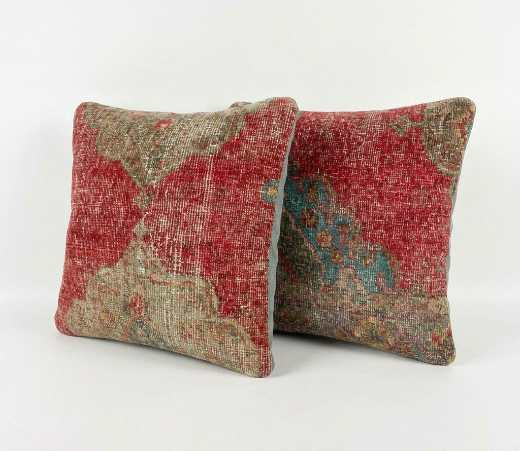 Halı Kırlent Kılıfı 2'li Set 48 x 48 cm