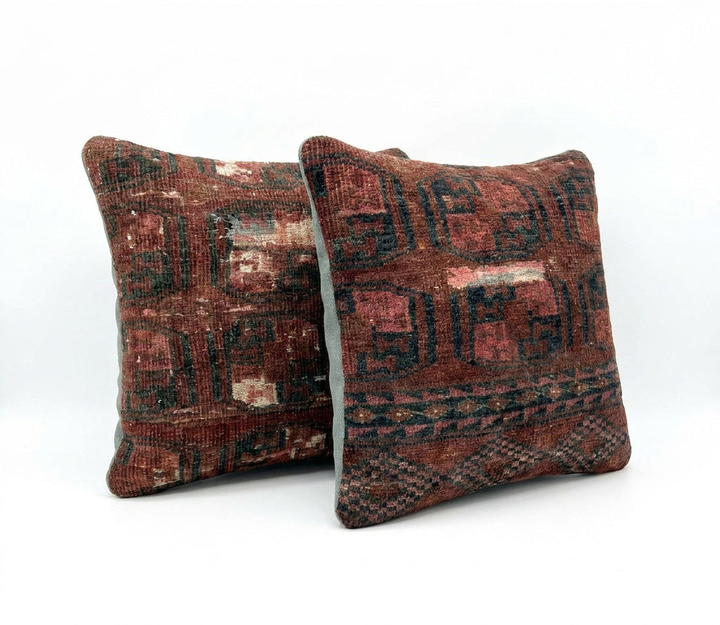 Halı Kırlent Kılıfı 2'li Set 50 x 50 cm