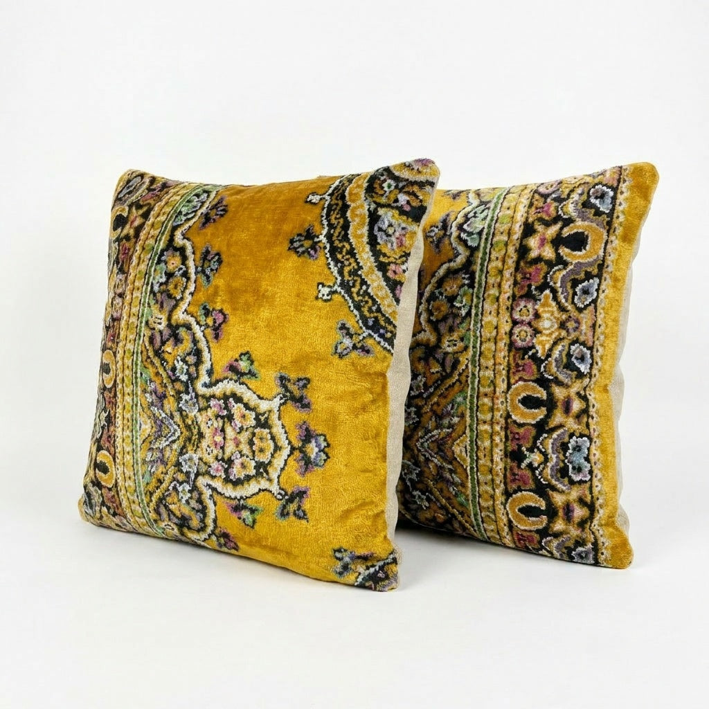 Özbek Kadife Kırlent Kılıfı 2'li Set 50 x 50 cm