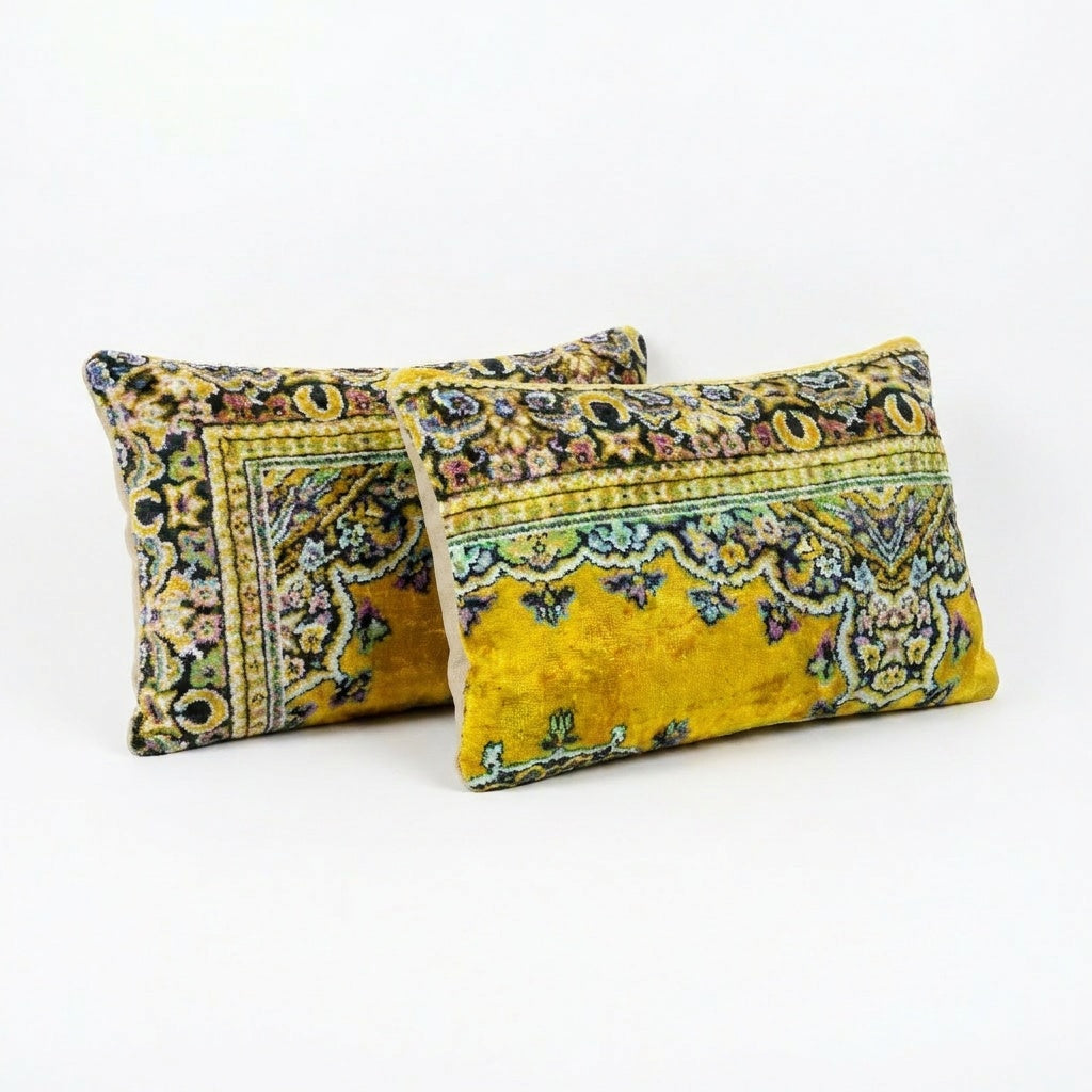 Özbek Kadife Kırlent Kılıfı 2'li Set 40 x 60 cm