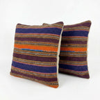 Türk Kilim Kırlent Kılıfı 2'li Set 56 x 58 cm