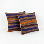 Türk Kilim Kırlent Kılıfı 2'li Set 56 x 58 cm