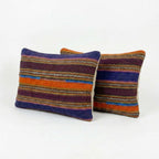 Türk Kilim Kırlent Kılıfı 2'li Set 40 x 60 cm