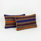 Türk Kilim Kırlent Kılıfı 2'li Set 40 x 60 cm