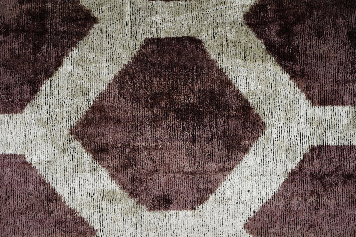 İpek Ikat Kadife Kırlent Kılıfı 2'li Set 40 x 60 cm