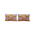 İpek Ikat Kadife Kırlent Kılıfı 40 x 120 cm
