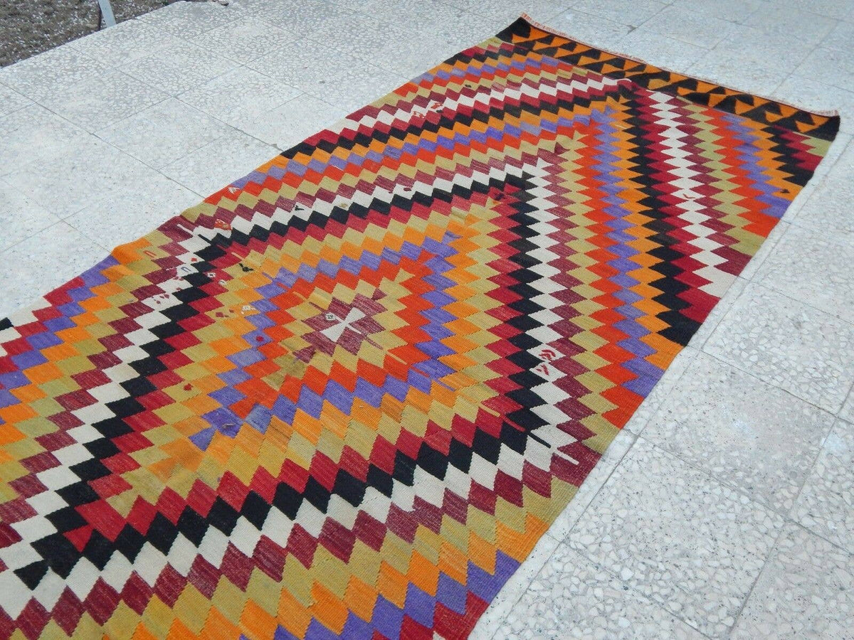 Vintage Türk Halı 126 x 327 cm