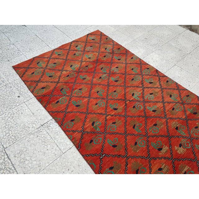 Vintage Uşak Halı 118 x 306 cm