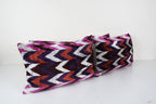 İpek Ikat Kadife Kırlent Kılıfı 3'li Set 40 x 60 cm