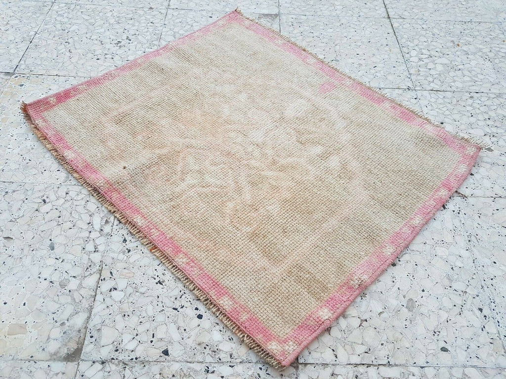 Vintage Uşak Halı 72 x 58 cm