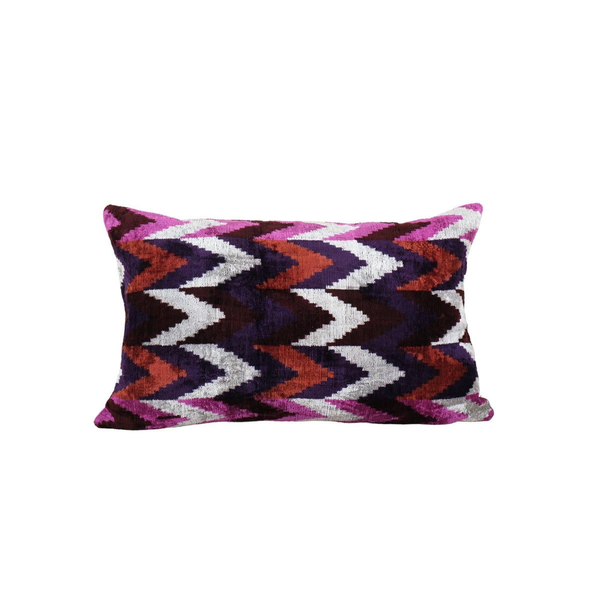 İpek Ikat Kadife Kırlent Kılıfı 40 x 60 cm