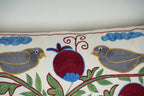 Kuş Desenli Suzani Kırlent Kılıfı 42 x 85 cm
