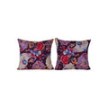 Özbek Baskılı Kırlent Kılıfı 2'li Set 48 x 48 cm