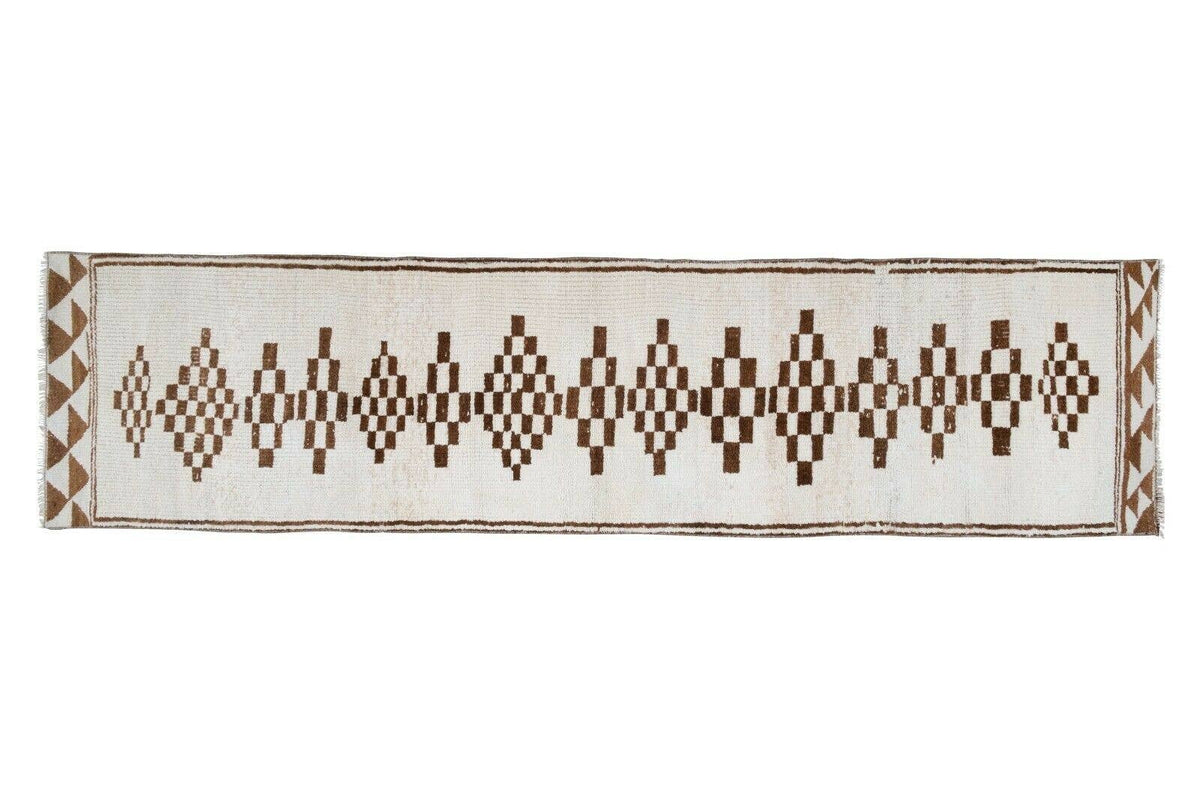 Vintage Kürt Halı Yolluk 83 x 338 cm