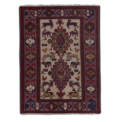 Vintage Sumak Kilim 108 x 143 cm