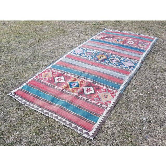 Vintage Kafkas Kilim Yolluk 154 x 347 cm