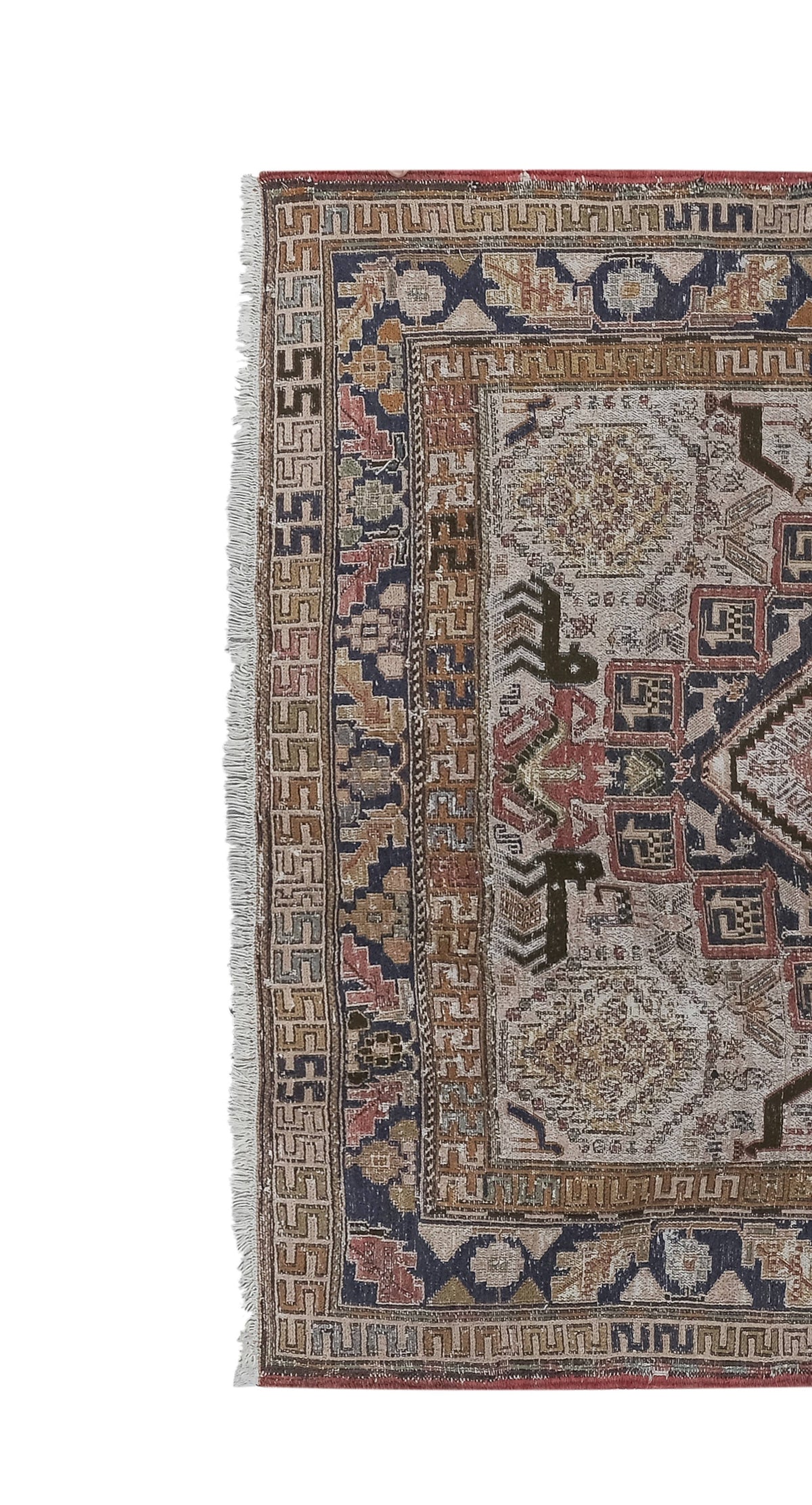 Vintage Sumak Kilim 111 x 204 cm