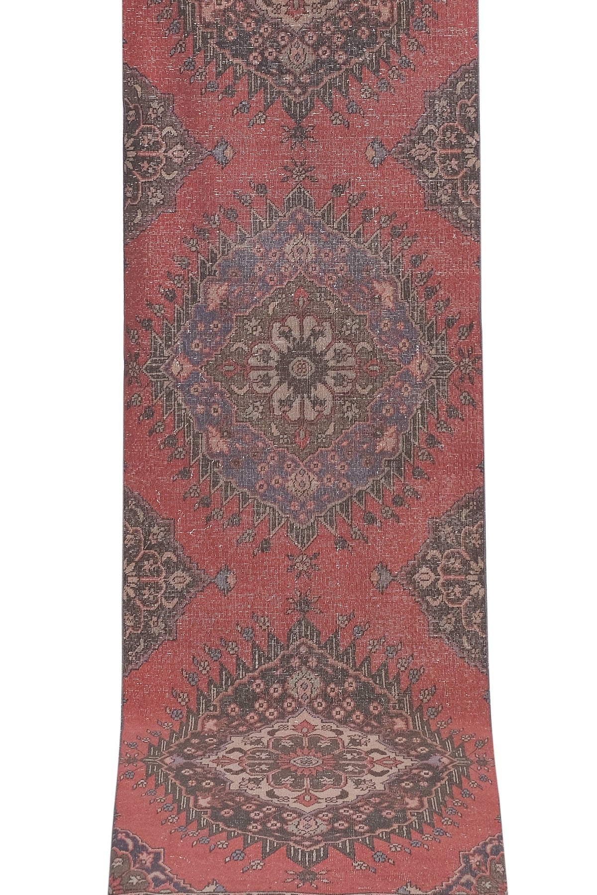 Vintage Türk Halı Yolluk 101 x 404 cm