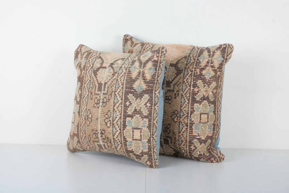 Halı Kırlent Kılıfı 2'li Set 45 x 45 cm