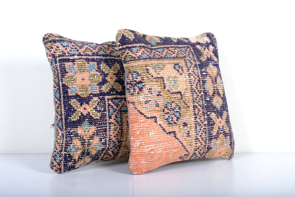 Halı Kırlent Kılıfı 2'li Set 40 x 40 cm