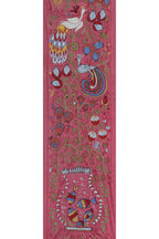 Tavus Kuşu Desenli Suzani Yolluk 54 x 190 cm