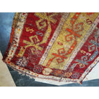 Vintage Uşak Yastık Halı 57 x 98 cm