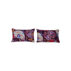 Özbek Baskılı Kırlent Kılıfı 2'li Set 28 x 50 cm