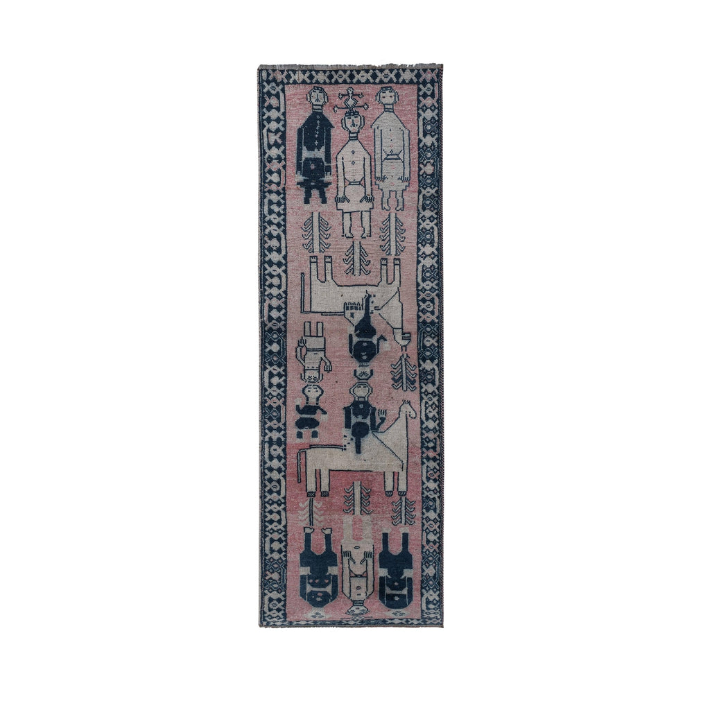 Vintage Türk Halı Yolluk 104 x 320 cm