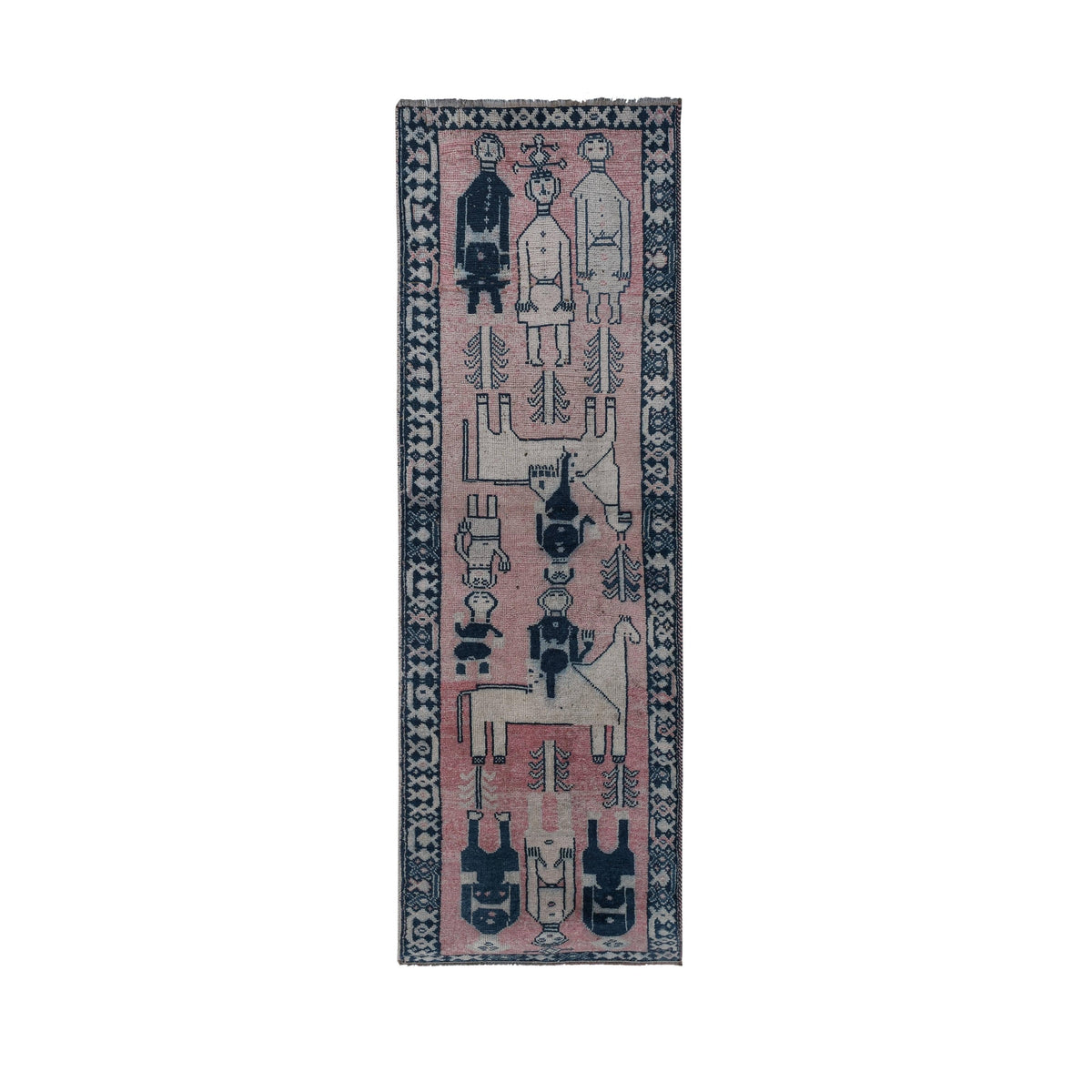 Vintage Türk Halı Yolluk 104 x 320 cm