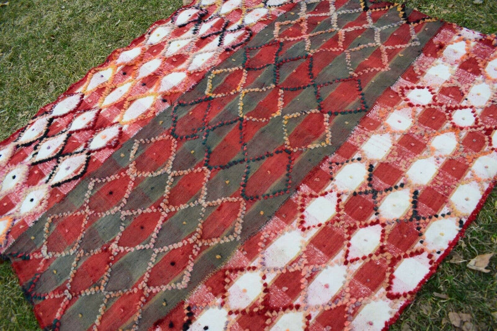 Vintage Türk Tulu Halı 141 x 165 cm