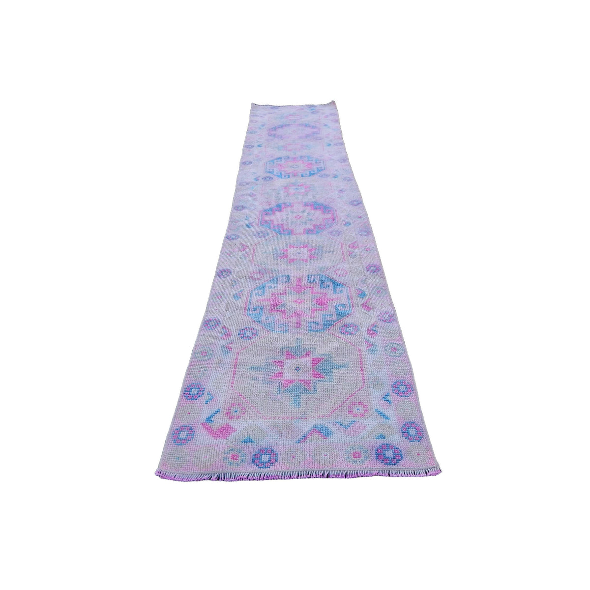 Vintage Herki Halı Yolluk 80 x 363 cm