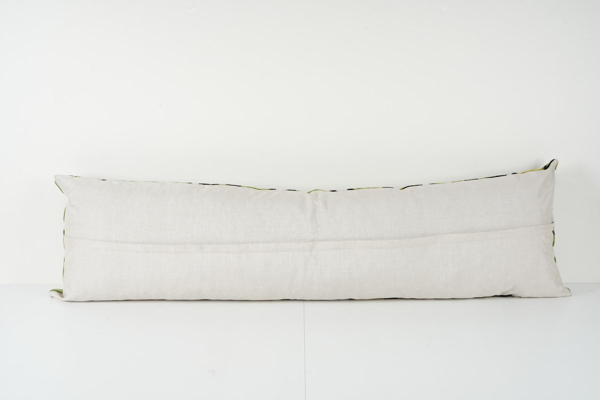 İpek Ikat Kadife Kırlent Kılıfı 40 x 130 cm