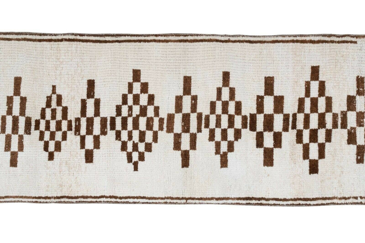 Vintage Kürt Halı Yolluk 83 x 338 cm