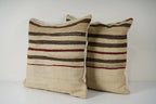 Kilim Kırlent Kılıfı 2'li Set 60 x 60 cm