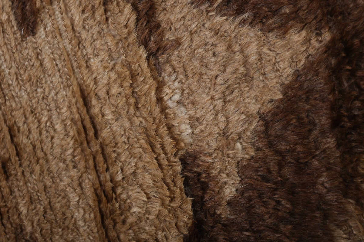 Vintage Türk Damalı Tulu Halı 72 x 142 cm