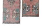 Vintage Uşak Yastık Halı 2'li Set 46 x 120 cm